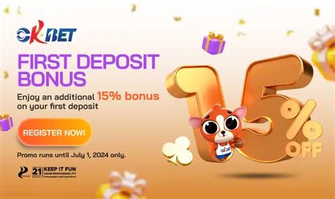 OKBet Exclusive First Deposit Bonus.